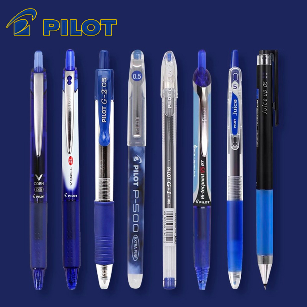 Pilot Pen V5 - Collezione di penne gel blu pilota