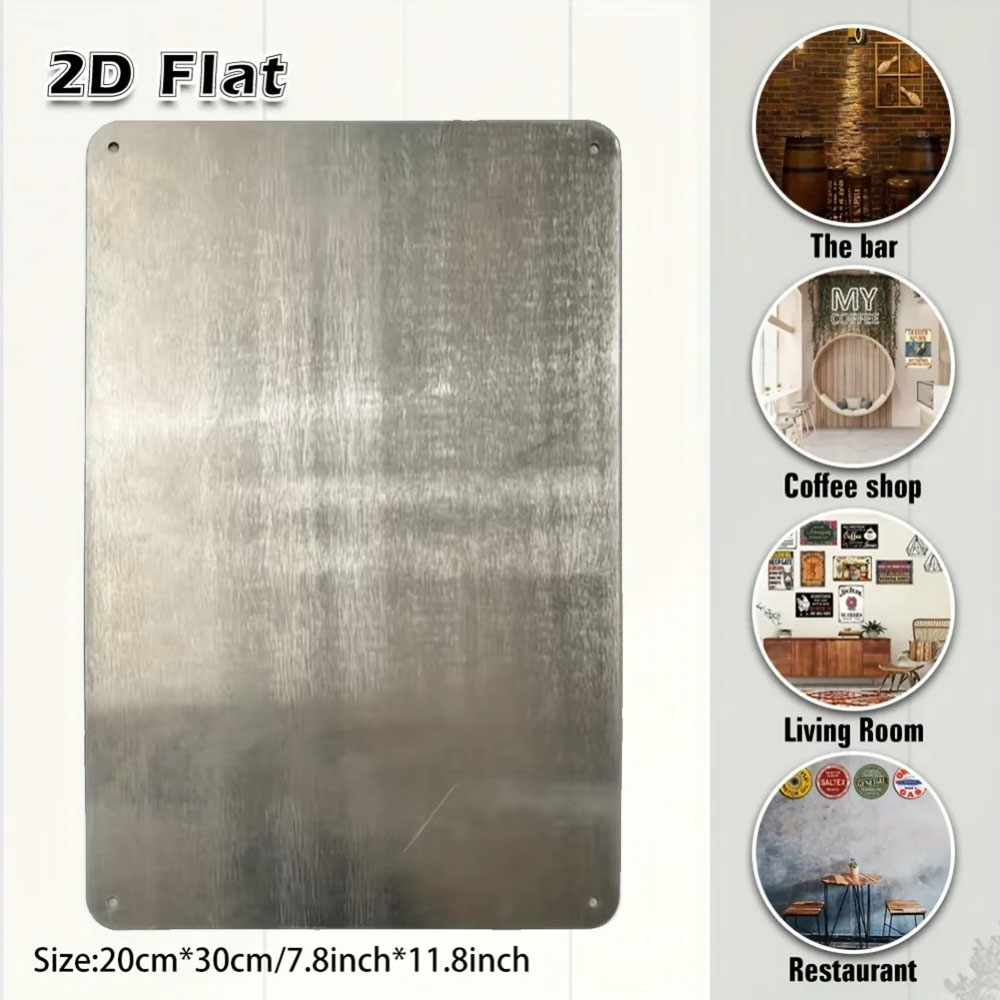 Targa in Metallo Vintage 2D, A - Metal Photo Panel recensione e prezzo